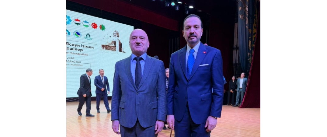 TÜKİB, Türkistan’da “Yesevi yolunda Ahi Evran ve Ahilik” Sempozyumu’na Katıldı