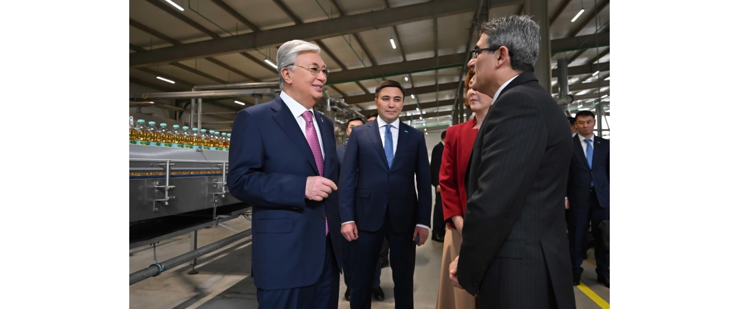 Cumhurbaşkanı Tokayev, CCI Kazakhstan’ın Yeni Fabrikasını Ziyaret Etti