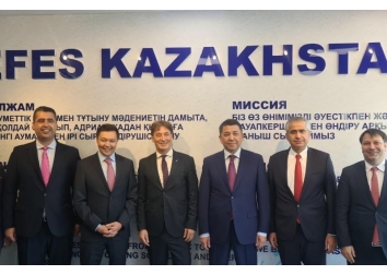 Efes Kazakistan ve Almatı Uluslararası Havalimanına ziyaretler
