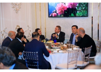 Almatı’daki üyelerimizle yılbaşı yemeğinde biraraya geldik.