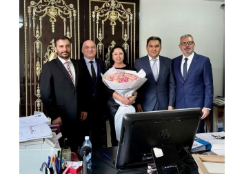 TÜKİB Üyesi Della Bozcano’ya ziyaret