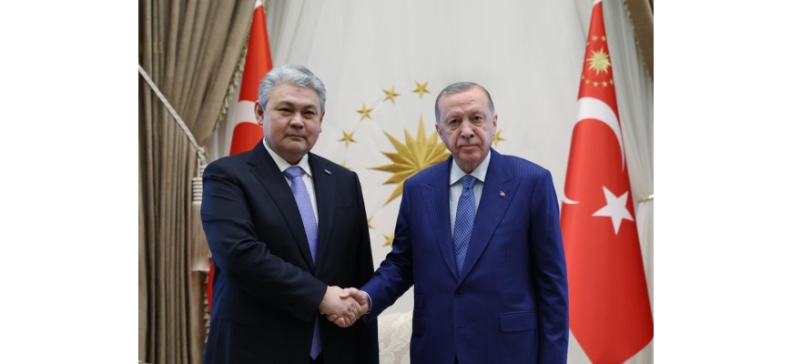 Cumhurbaşkanı Erdoğan Kazakistan Dışişleri Bakanı Köşerbayev’i Kabul Etti