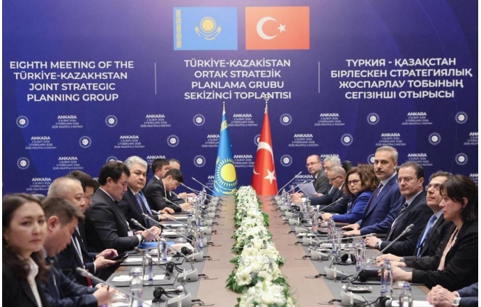 Ankara’da Kazakistan – Türkiye Ortak Stratejik Planlama Grubu 8. Toplantısı Gerçekleşti