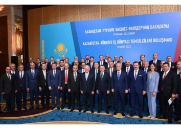 Kazakistan-Türkiye İş Dünyası Temsilcileri Buluşmasına TÜKİB olarak iştirak ettik