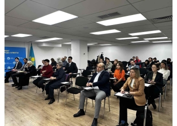 Bugün Almatı’da TÜKİB üyeleri için özel, Kazakistan’da gelir beyannamesinin yanı sıra yatırımcılara sağlanan vergi avantaj ve kolaylıklarına ilişkin konuların ele alındığı bir toplantı düzenlendi.