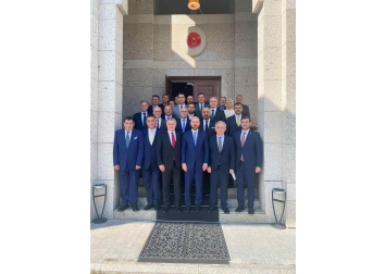TÜKİB üyeleri T.C. Astana Büyükelçiliği konutunda T.C. Gençlik ve Spor Bakanı Dr. Osman Aşkın Bak ve Dünya Etnospor Konfederasyonu Yönetim Kurulu Başkanı Necmeddin Bilal Erdoğan ile biraraya geldi.