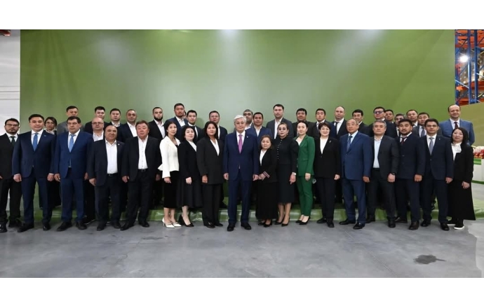 Tokayev’e, Alarko Holding ve Fabe Polska Projeleri Hakkında Bilgi Verildi